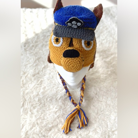 Kids Hat Inspired Paw Patrol *Chase* - Handmade - Brand New - Picture 2 of 10